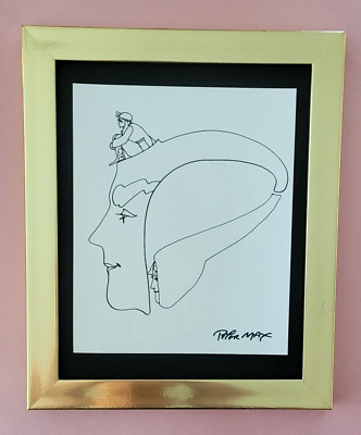 Peter Max | Vintage Print Signed |  Mounted in a New 10x8in Frame | Buy it Now!