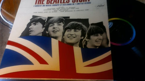 The Beatles Story, Capitol Records Dbl Lp, TBO-2222 The Beatles Vinyl mono vg