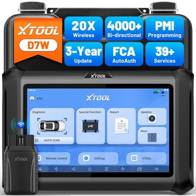 XTOOL D7W OBD2 Bidirectional All System Scanner Diagnostic Tool WIFI 39+Reset