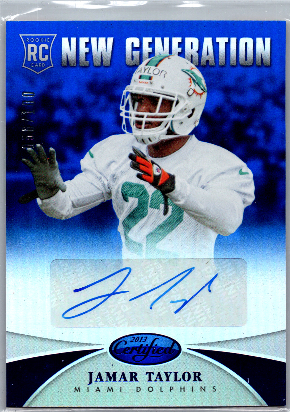 2013 Panini Certified - New Generation Jamar Taylor #237 Mirror Blue /100