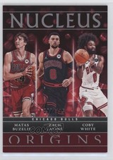 2024 Origins Nucleus Maroon 92/115 Matas Buzelis Coby White Zach LaVine #4 1a1r