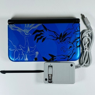 Nintendo 3DS XL LL Pokemon X & Y Xerneas Blue *Cartridge Slot* - US Seller