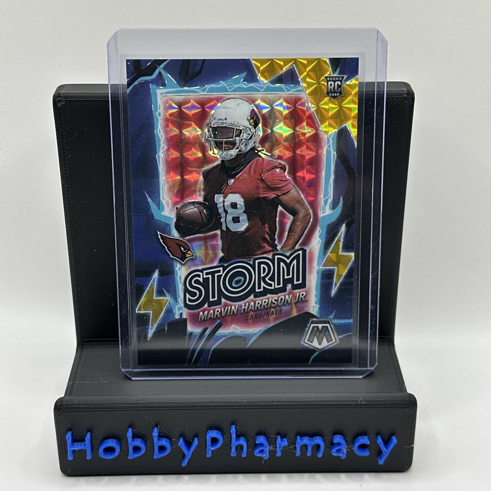 2024 Panini Mosaic - Storm Marvin Harrison Jr. #11 GOLD Prizm /10 (RC)