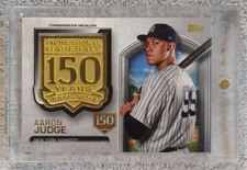 2019 Topps AARON JUDGE #AMM-AJ 150 Years Commemorative Gold Medallion #/150