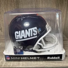 Ottis Anderson Riddell retro NY Giants Signed Mini Football Helmet Tristar COA