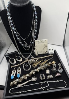 Lot Of Vintage/Modern Jewelry 925/Sterling Silver Turquoise Rings 271.7 Gr