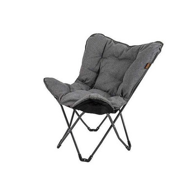 Bo-Camp Grainger M Relaxsessel grau Campingzubehör Wohnmobil Outdoor B-Ware