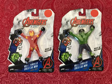 Marvel Avengers Ironman  Incredible Hulk Wall Tumblers New in Package Lot of 2