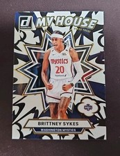 2025 Panini Donruss WNBA Brittney Sykes #18 My House Press Proof Mystics 