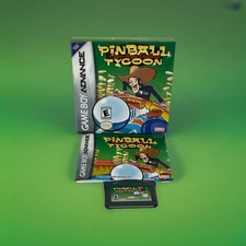 Game Boy Advance PINBALL TYCOON Pinball VIDEO Game With Manual No Tray