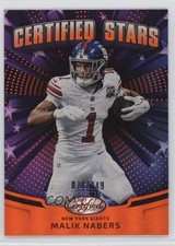 2025 Certified Certified Stars Mirror Orange 76/149 Malik Nabers #CST-MNS 5y7