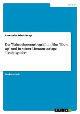 Der Wahrnehmungsbegriff im Film ''Blow up'' und in seiner Literaturvorlage ''Teu