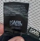 Karl Lagerfeld Embroidered Fingerless Soft Goatskin Leather Gloves – Size S/M — photo 9
