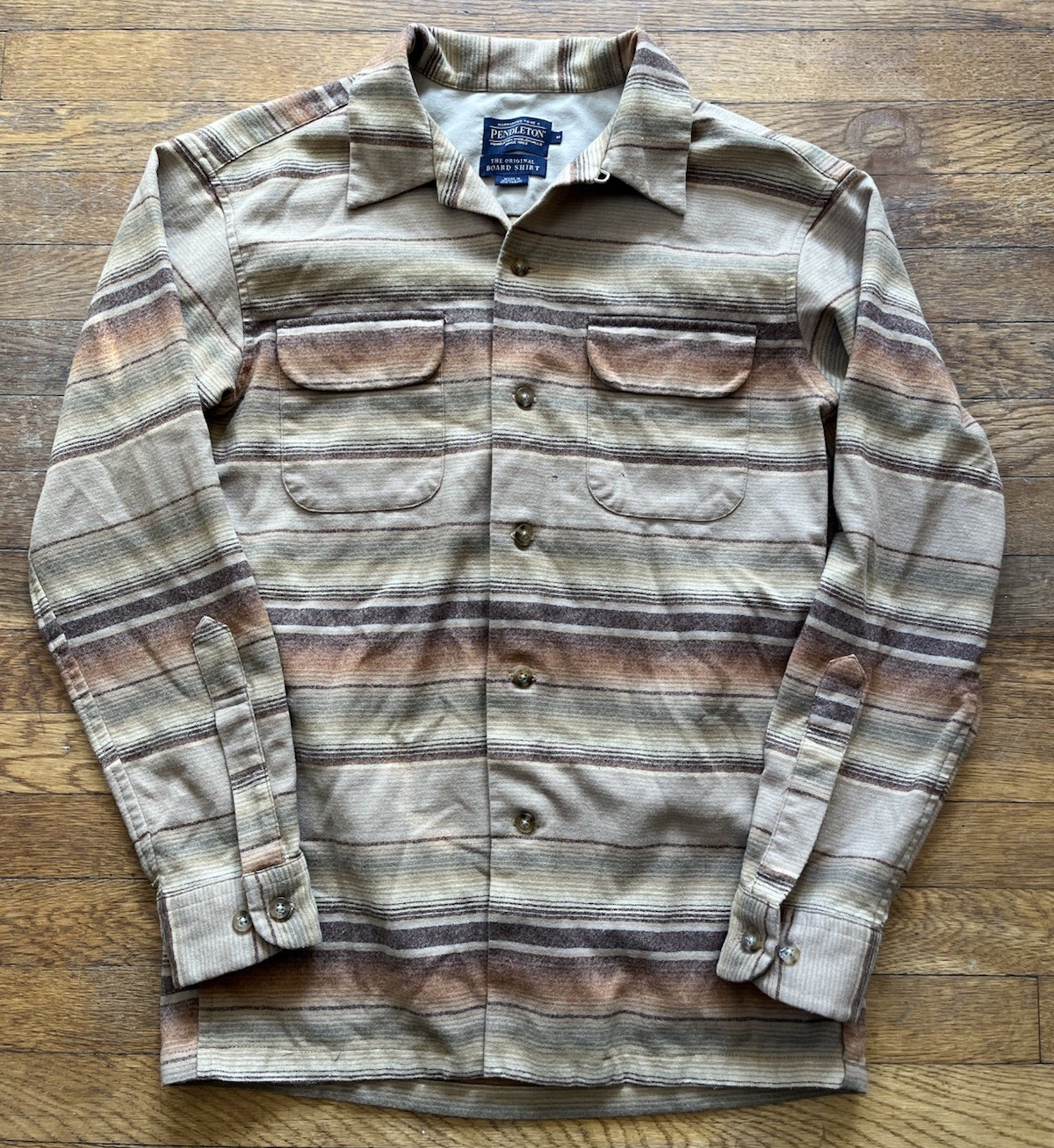 Pendleton The Original Board Shirt Loop Collar Vi… - image 1