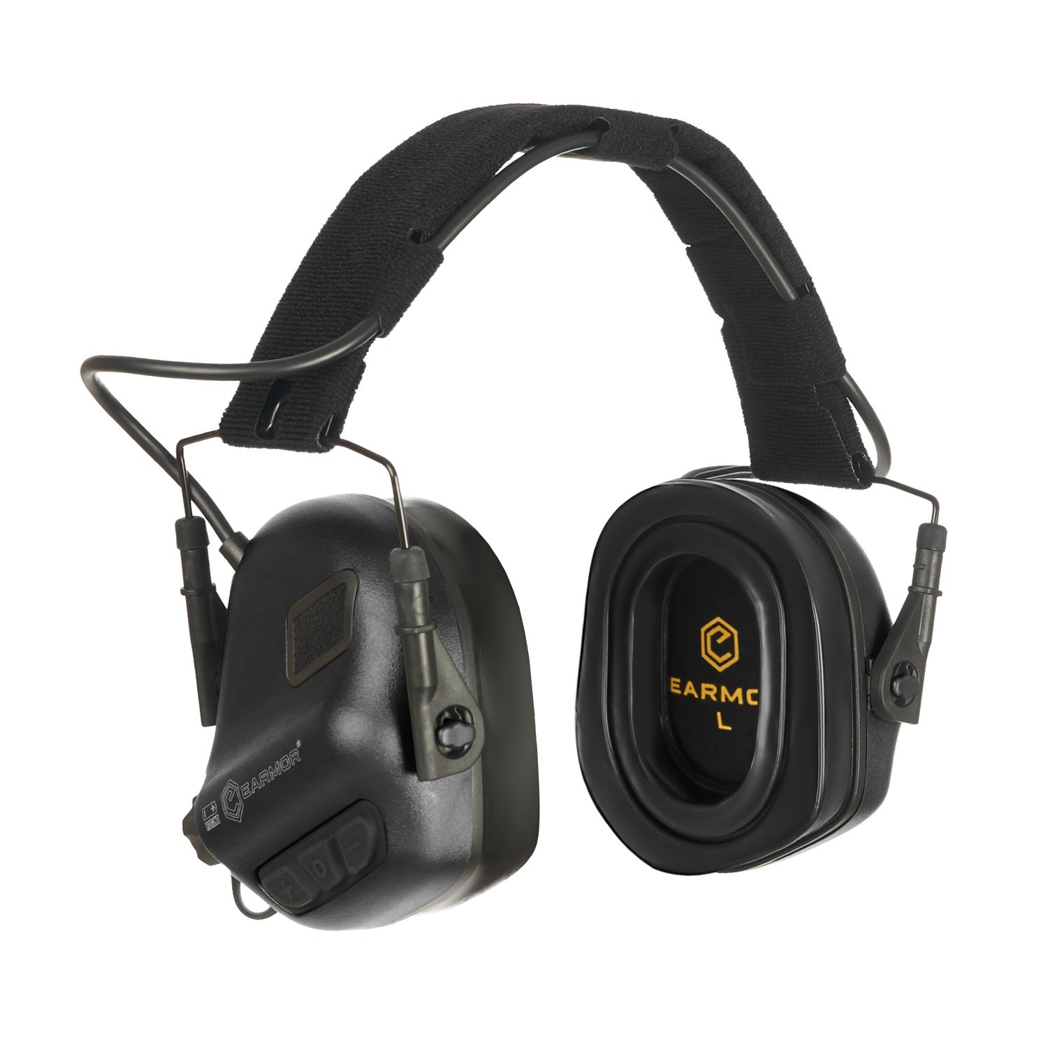 EARMOR M31 PLUS Electronic Shooting Ear Protection Earmuffs for Gun Range Black