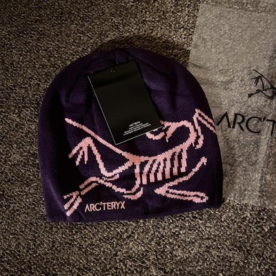 Arc'teryx Bird Head Toque Beanie Purple Wool Winter Hat 2025