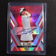 🦷SC 2026 UPPER DECK ALLURE GOLF AUTO RED TEES LYDIA KO #50