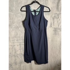 Title Nine Navy Blue Sleeveless Performance Dress Athletic Athleisure Size 10