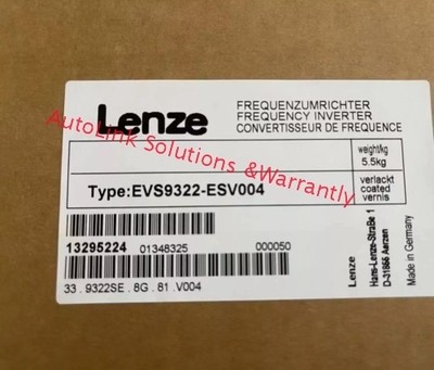 EVS9322-ESV004 NEU Lenze Servo Drive EVS9322ESV004 With Safety Relay Terminals