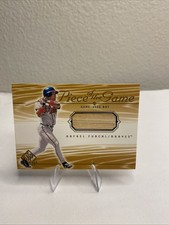 2001 SP Game Bat Edition Piece of the Game Rafael Furcal RF Relic Atlanta Braves
