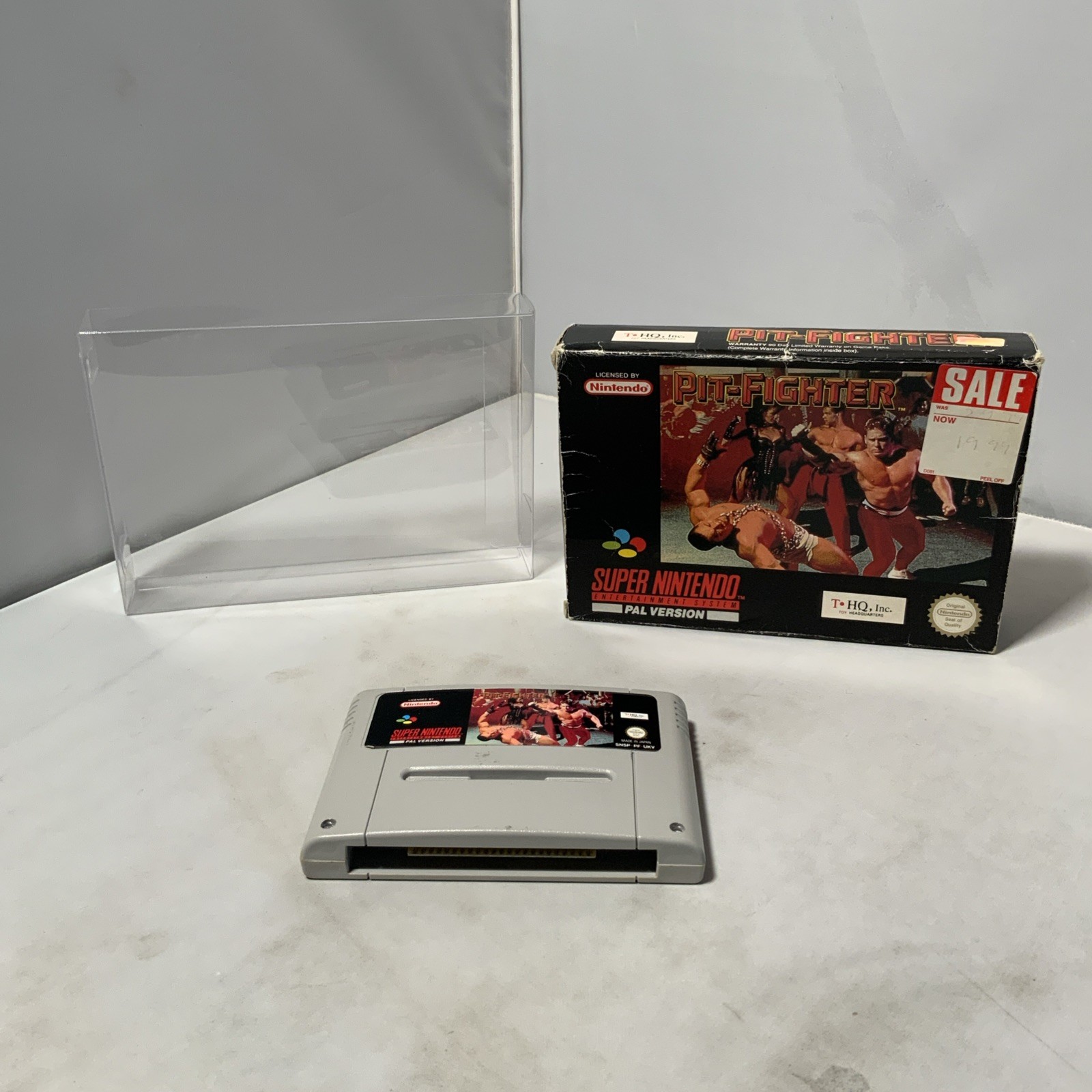 Pit Fighter Super Nintendo Snes Boxed