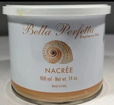 Bella Perfetta Depilatory NACREE Wax, 14 oz. Four  Cans