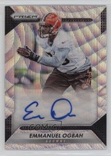 2016 Panini Prizm Rookie Blue Wave 127/149 Emmanuel Ogbah #RA-EOG Auto 1w6