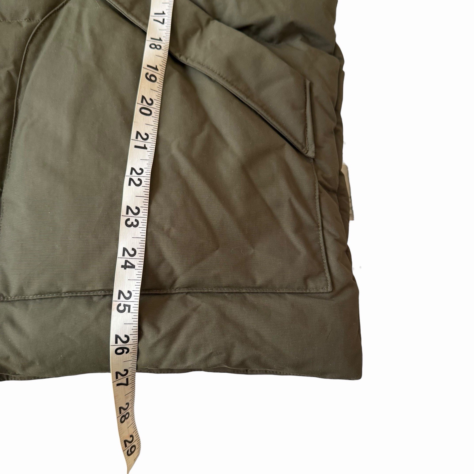 Patagonia Downdrift Jacket Mens Medium Down Puffer NetPlus Green Zip Up thumbnail 4