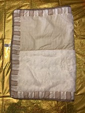 Cocalo Baby Crib Blanket Beige  Cream Natural Colors 30x21