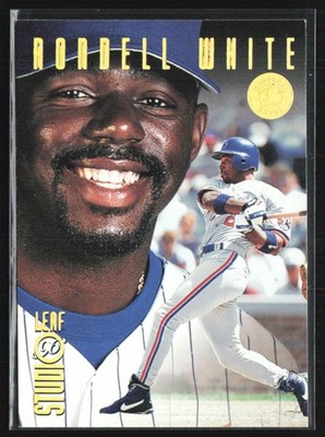 Rondell White 1996 Leaf Studio Gold Press Proof /500 #122 Montreal Expos