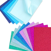 Bastelpapier Set Mit Glitzer- Und Seidenpapier FüR Dekorationen Und Diy-Projekte