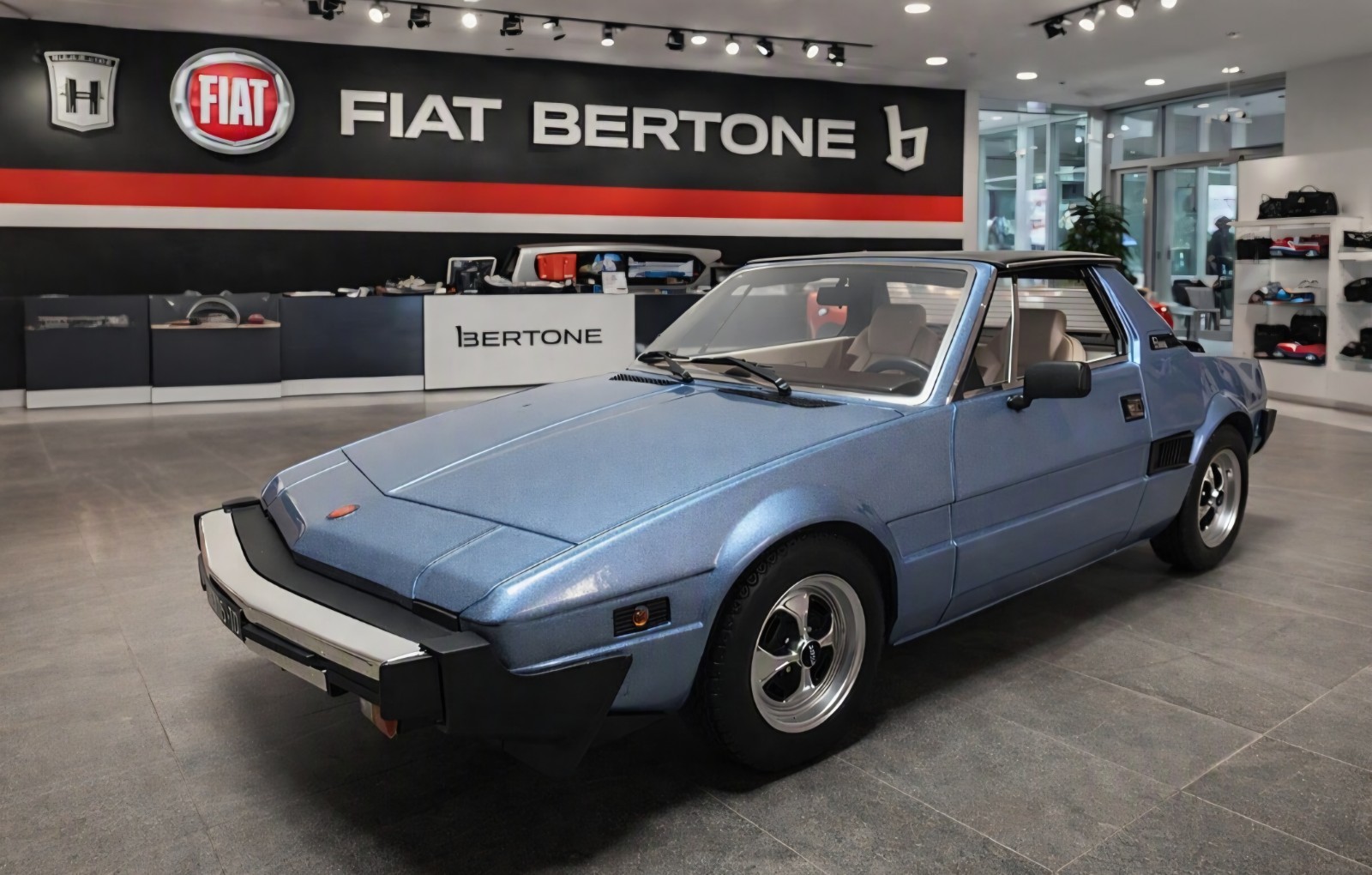 Laudoracing Model - FIAT X1/9 Five-Speed 1978 - 1:18 - Blu - LIMITED