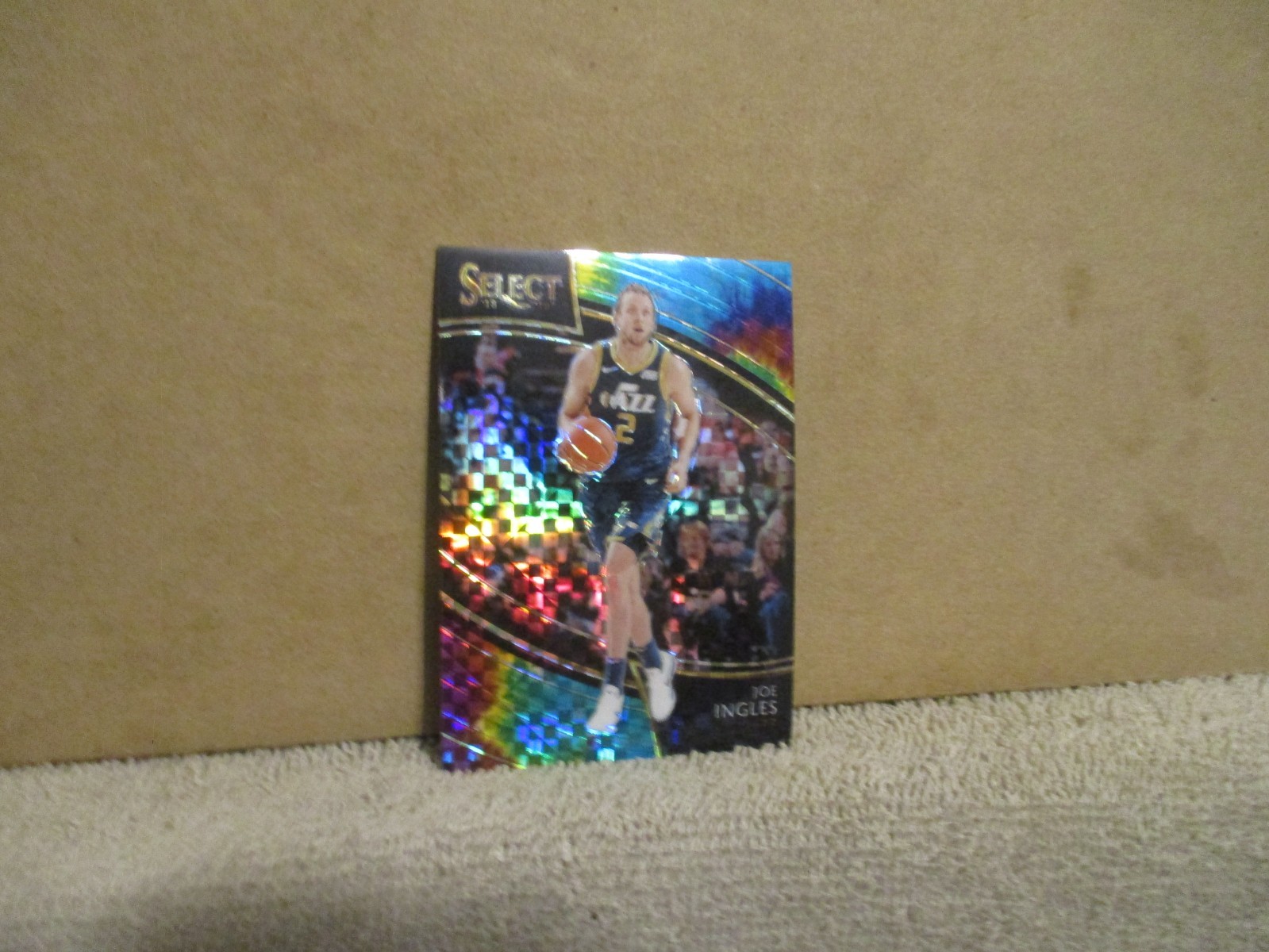2018-19 PANINI SELECT COURTSIDE JOE INGLES #222 TIE DYE PRIZM 7/25 UTAH JAZZ!