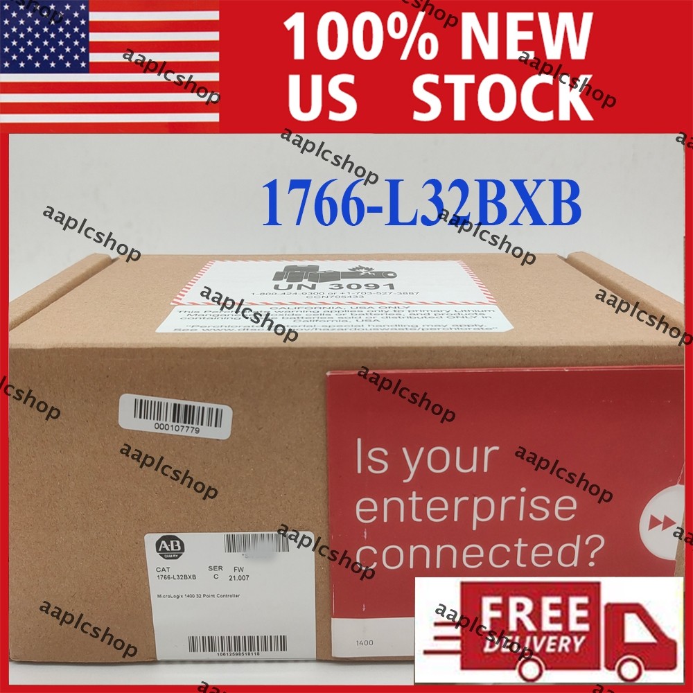 New AB 1766-L32BXB MicroLogix 1400 32 Point Controller 1766L32BXB US Free Tax