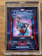 Kon Knueppel 2025-26 Topps Chrome Loading RC Red Refractor /5 Charlotte Hornets