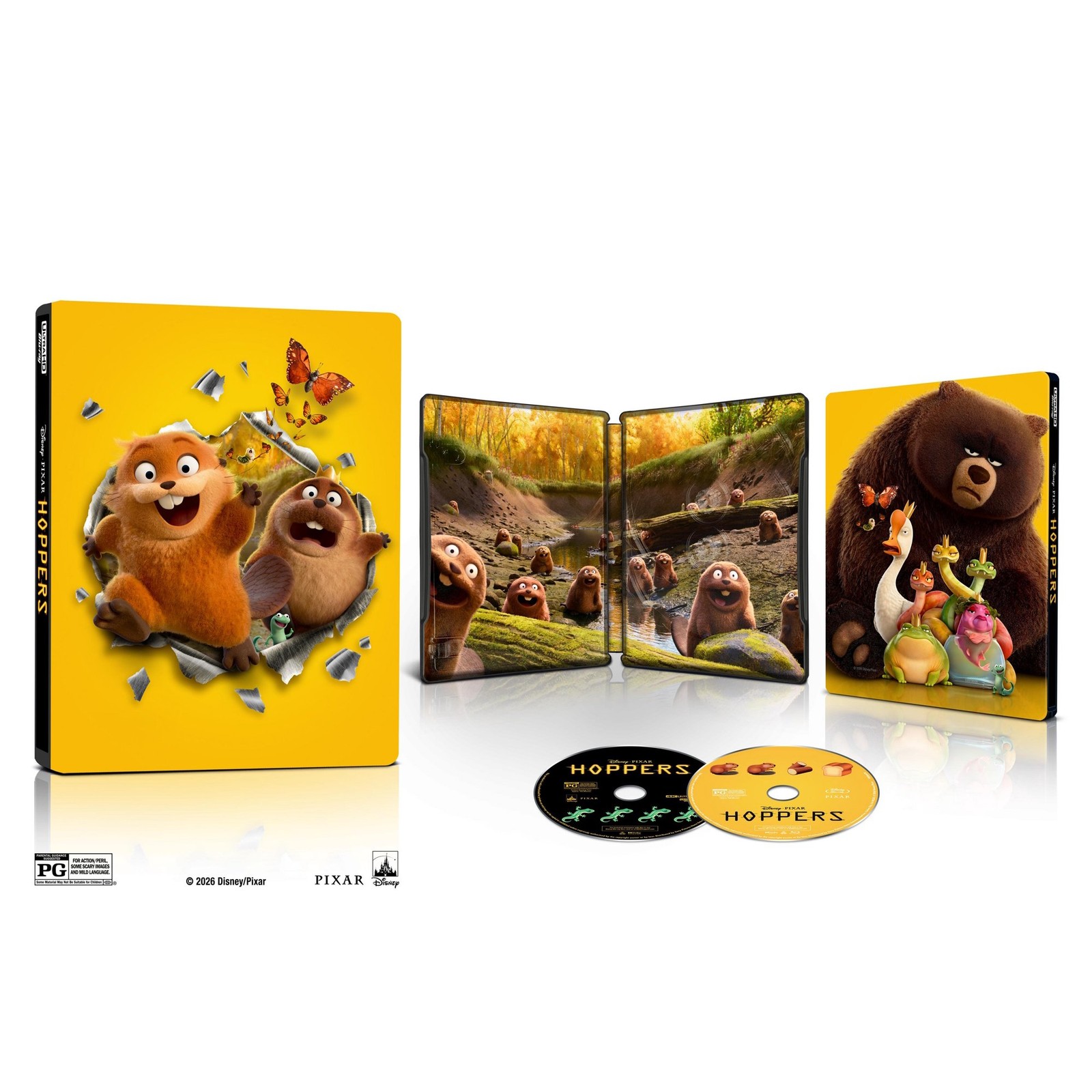 Steelbook Hoppers (4K UHD + Digital) PREORDER SHIP 6/2/26