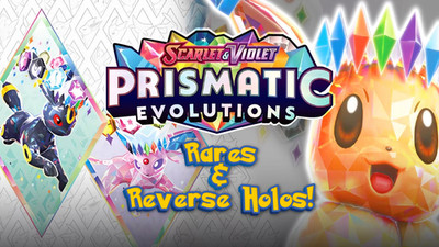 Pokemon TCG Prismatic Evolution - Choose Your Card! Rare Reverse Holo NM/M