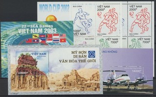 [G42.142] Vietnam lot 5 good Sheets MNH VF