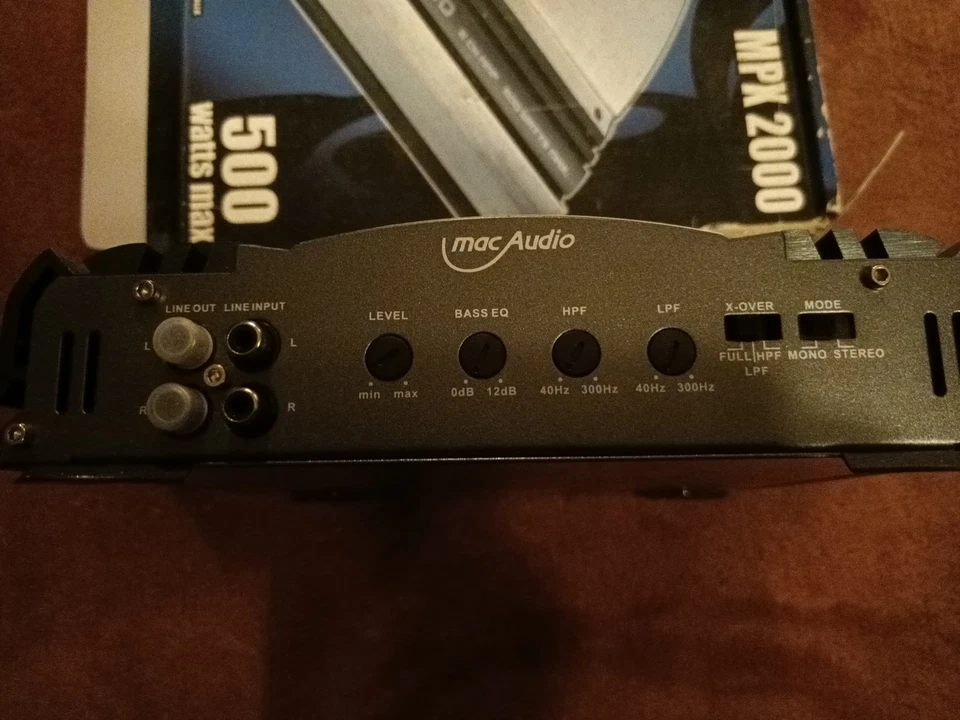 Mac Audio MPX 2000 / 2 Kanal Verstärker - Endstufe 500 Watt - Bild 4 von 4