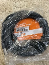 Gearlux XLR Microphone Cable, Fully Balanced, Male to Female, 25 Feet 