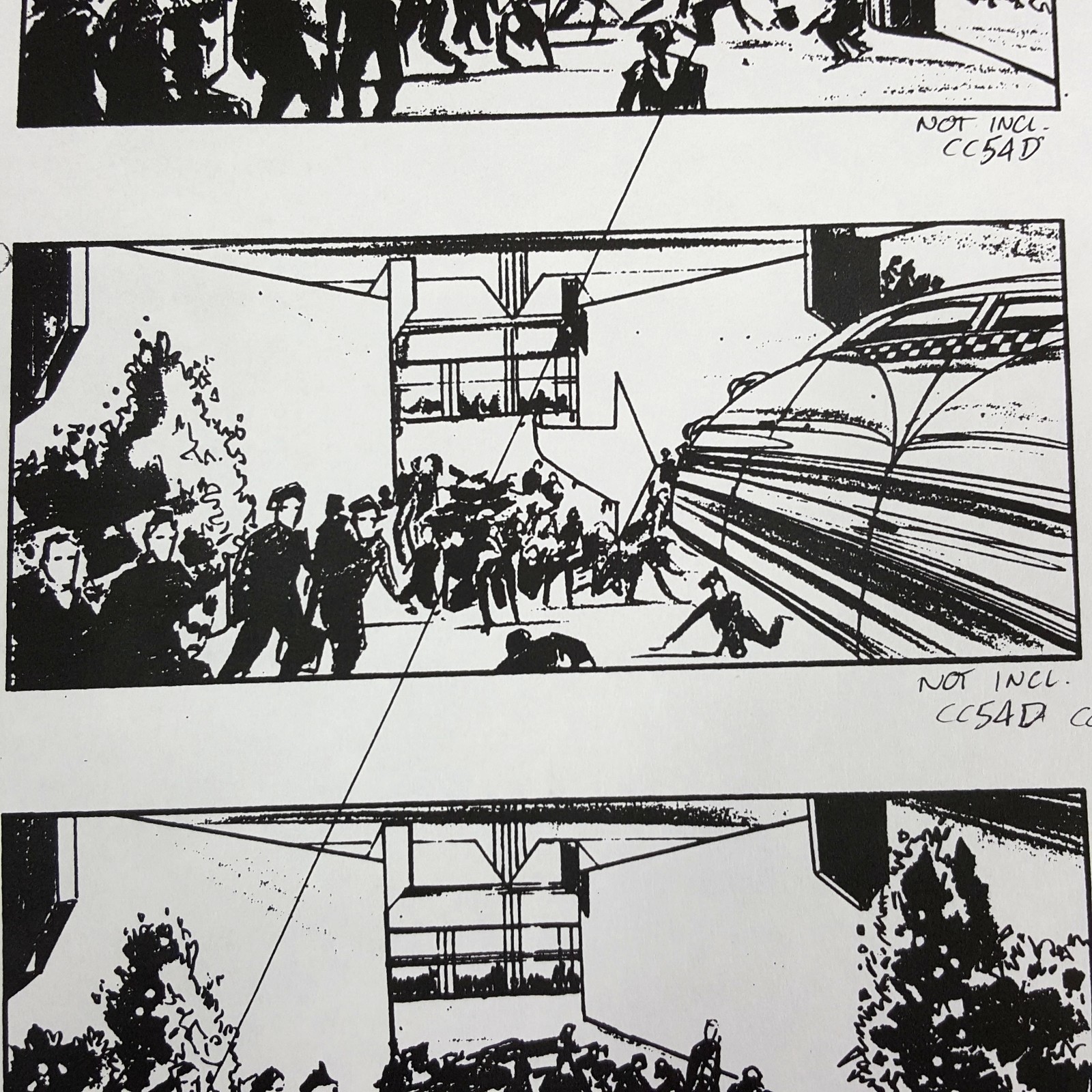 Image 9 of The Fifth Element - Production Used Storyboard, Cab Chase 180-182 , COA