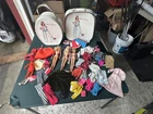 New ListingVintage Miss America Barbie Doll Lot Walk Lively Skipper With Carry Cases Japan