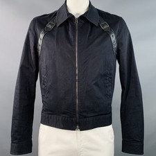 JOHN BARTLETT Size 44 Black Cotton Blend Twil...