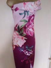 Ted Baker Irlina Serenity One Shoulder Floral Dress Size 4 ( 14)