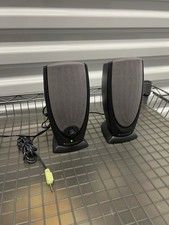 TESTED Altec Lansing Dell Optiplex Computer Speakers ADA215 w/ adapter 0R0240