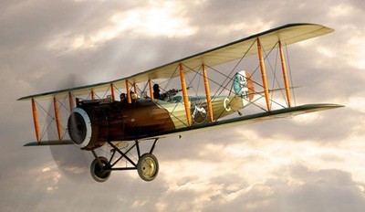 Salmson 2A-2 2-A-2 France Biplane Desk Wood Airplane New Model Large Scale 1/32