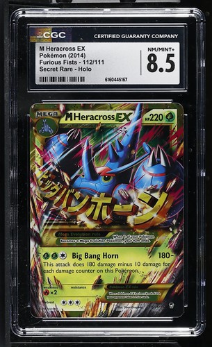 M Heracross-EX graded CGC 8.5 for sale on eBay