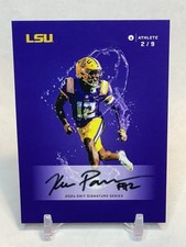 Kyle Parker 2024 Onit On Card Auto 2/9 Water LSU Tigers Football N-43