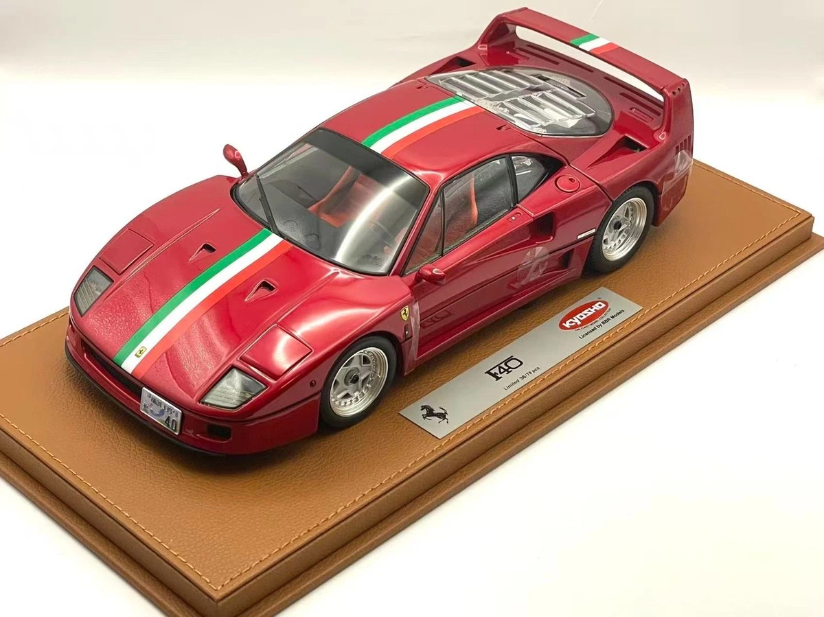 SUPER RARE* BBR x Kyosho 1/18 Ferrari F40 Metallic Red Italian