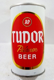 Tudor Chicago Illinois Early Pat Pend Lift Ring Pull Pull Tab Beer Can BO!